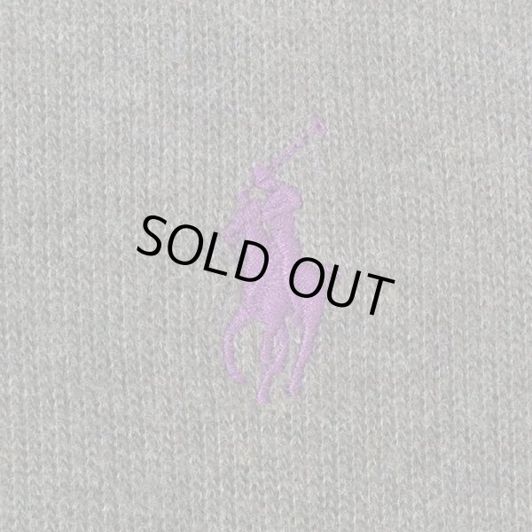 画像3: 00's Polo Ralph Lauren ハーフジップ コットンニット “OLIVE” (3)