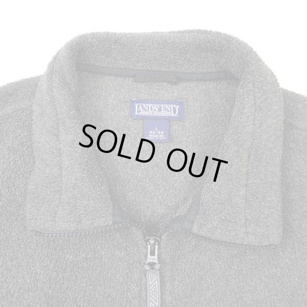 画像3: 90's LANDS' END フリースベスト "MADE IN USA / GRAY" (3)