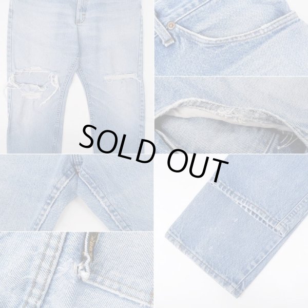 画像5: 80's Lee 200-0189 クラッシュデニムパンツ "MADE IN USA" (5)