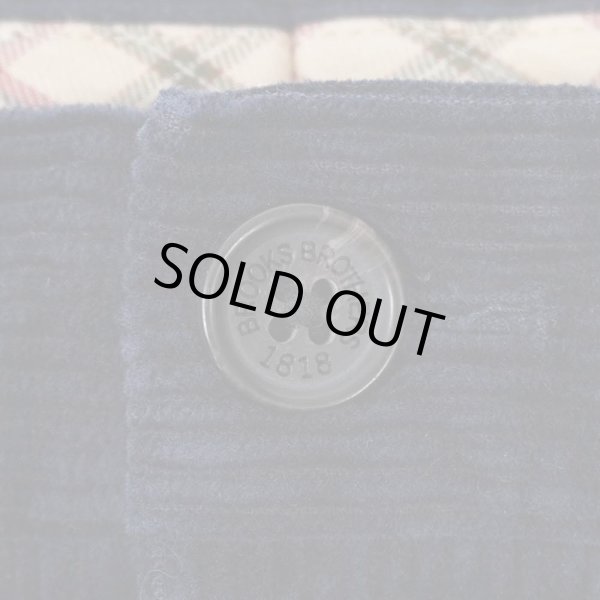 画像4: 00's Brooks Brothers 2タック 太畝コーデュロイトラウザー "THOMPSON / W34 L30" (4)