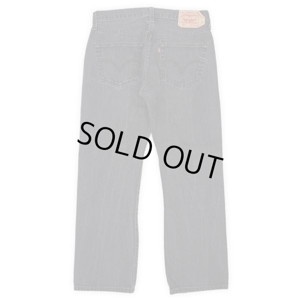 画像2: 00's Levi's 501 ブラック デニムパンツ "W34 L32" (2)