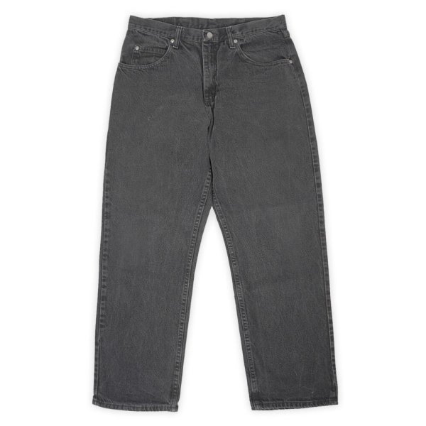 画像1: 00's Wrangler 97601CB ブラックデニムパンツ "W34 L30" (1)