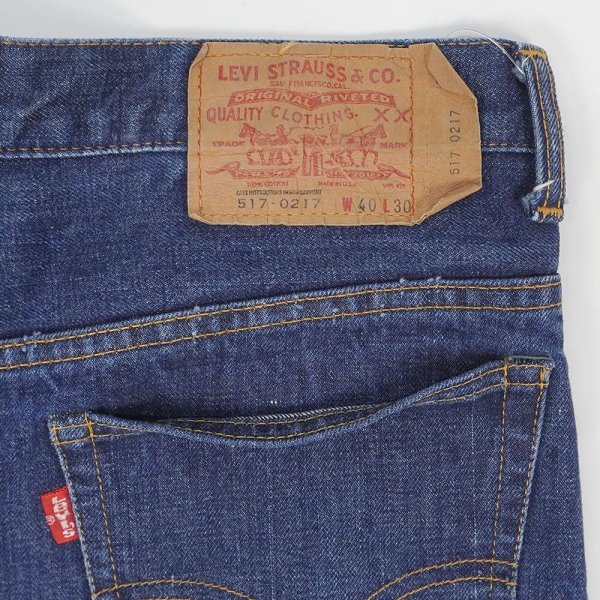 画像3: 70's Levi's 517 single ブーツカット デニムパンツ "W40 L30" (3)