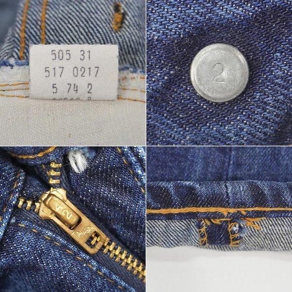 画像4: 70's Levi's 517 single ブーツカット デニムパンツ "W40 L30" (4)