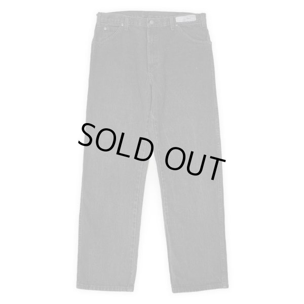 画像1: 00's Dickies 先染めブラックデニムパンツ (1)
