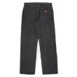 画像2: 00's Dickies 先染めブラックデニムパンツ (2)