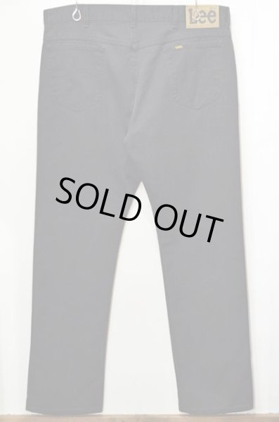 画像2: 80's Lee 200-1801 ツイルパンツ “BLACK / MADE IN USA” (2)