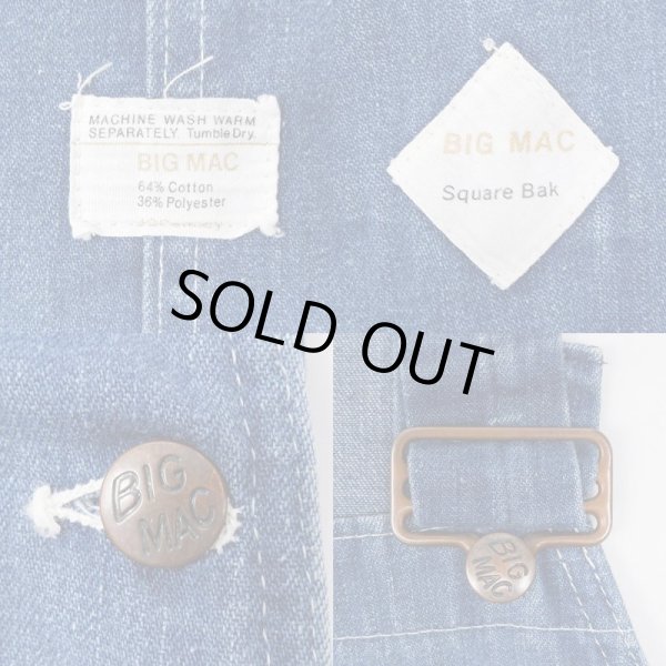 画像3: 70's BIG MAC デニムオーバーオール (3)