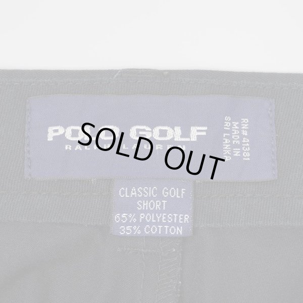 画像4: 90's Polo Ralph Lauren 2タック ショーツ "POLO GOLF / BLACK" (4)