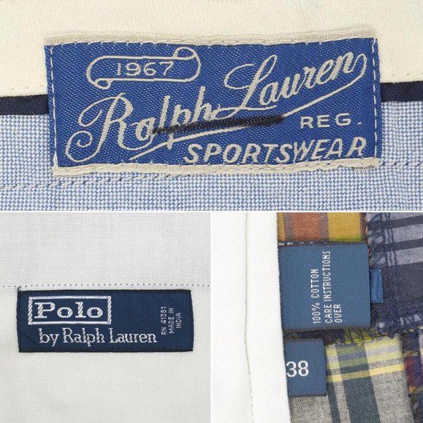 画像3: 00's Polo Ralph Lauren パッチワークショーツ “DEADSTOCK” (3)