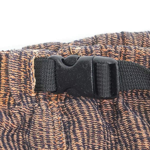 画像4: 90's STEEL BRIDGE ウーブンストライプ ショーツ "ORANGE / MADE IN USA / DEADSTOCK" (4)