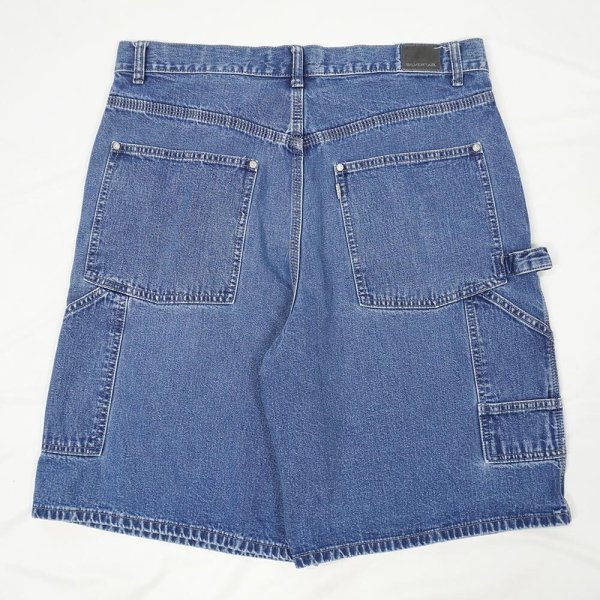 画像2: 00's Levi's SilverTab デニムペインターショーツ (2)