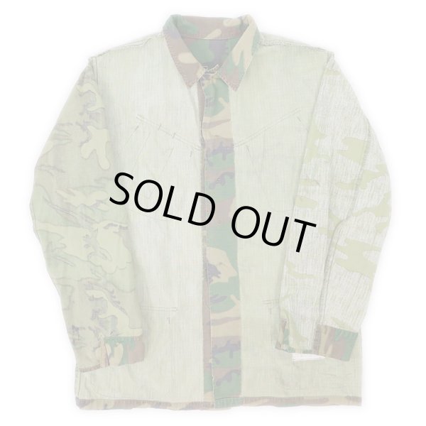 画像3: 60's US.ARMY ERDL ジャングルファティーグジャケット "ミックスリーフ" (3)