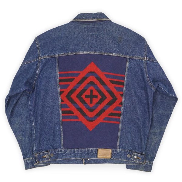 画像2: 00's PENDLETON デニムトラッカージャケット "HIGH GRADE WESTERN WEAR" (2)