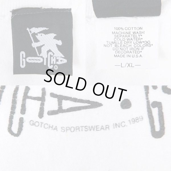 画像3: 90's GOTCHA L/S 両面プリントTシャツ "MADE IN USA" (3)