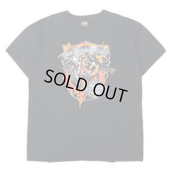 画像1: 00's HARLEY DAVIDSON × LOONEY TUNES 両面プリントTシャツ (1)