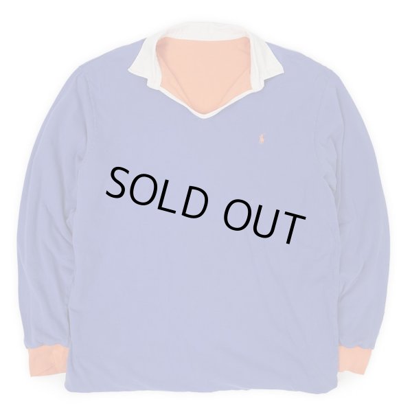 画像2: Early 00's Polo Ralph Lauren ダブルフェイス スキッパーシャツ (2)