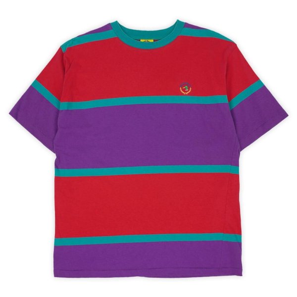 画像1: 90's Duck Head マルチボーダーTシャツ "MADE IN USA" (1)