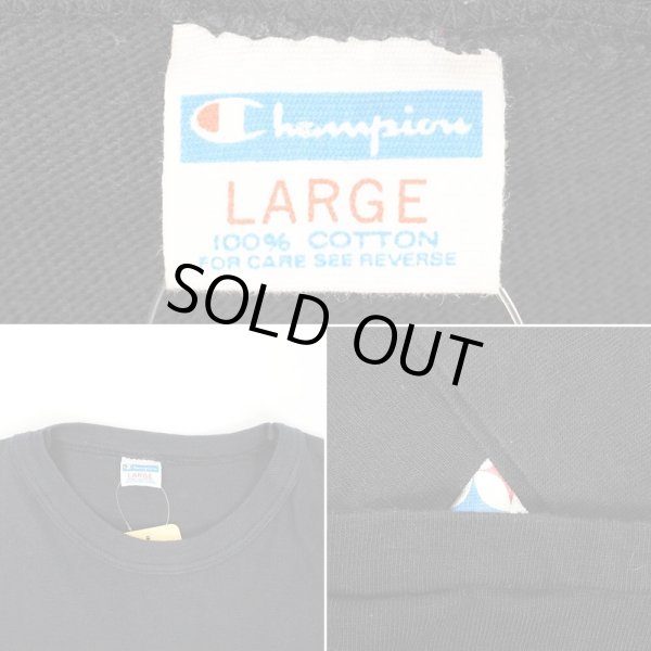 画像2: 70's Champion フットボールTシャツ "WIN / MADE IN USA / BLACK" (2)