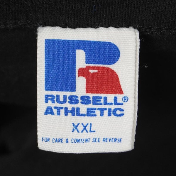 画像3: 80's RUSSELL フットボールTシャツ "BLACK / MADE IN USA" (3)