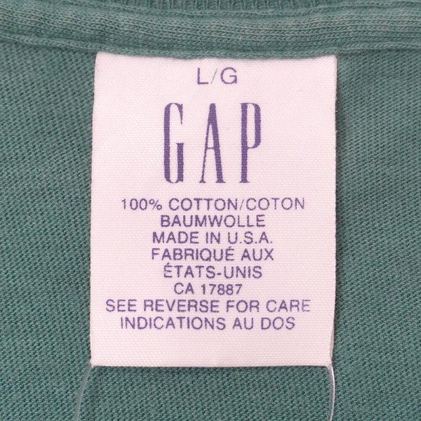 画像2: 90's OLD GAP ポケットTシャツ “MADE IN USA” (2)