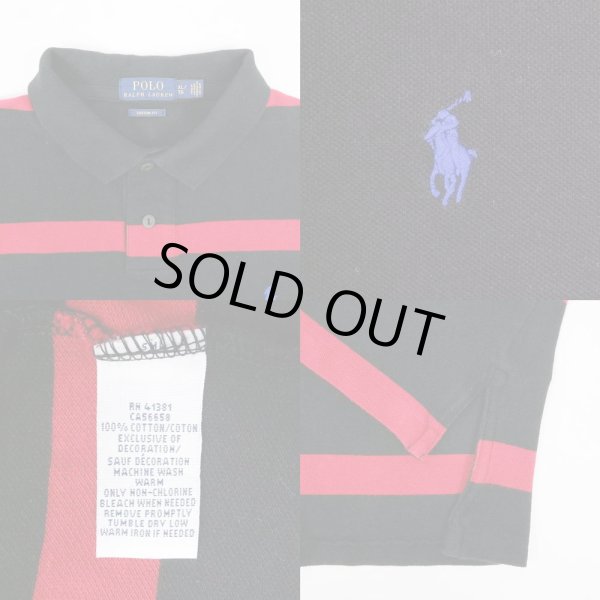画像3: 00's Polo Ralph Lauren S/S ボーダー柄 ポロシャツ (3)