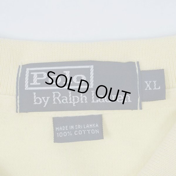 画像2: 90's Polo Ralph Lauren ボーダー柄 ポロシャツ (2)