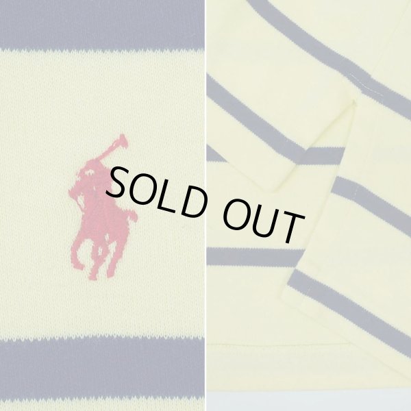 画像3: 90's Polo Ralph Lauren ボーダー柄 ポロシャツ (3)