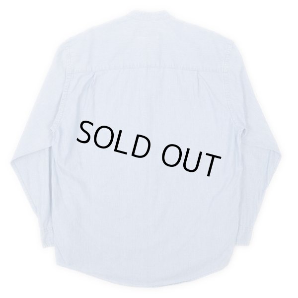 画像2: 90's Eddie Bauer シャンブレー バンドカラーシャツ (2)