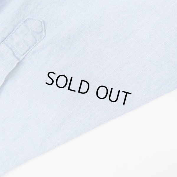 画像4: 90's Eddie Bauer シャンブレー バンドカラーシャツ (4)