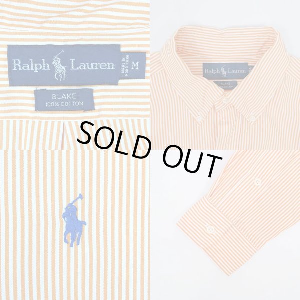 画像3: 90's Polo Ralph Lauren ストライプ柄 ボタンダウンシャツ "BLAKE" (3)