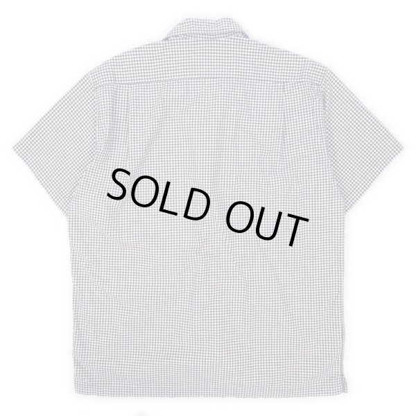 画像2: 90's Timberland ギンガムチェック柄 オープンカラーシャツ (2)