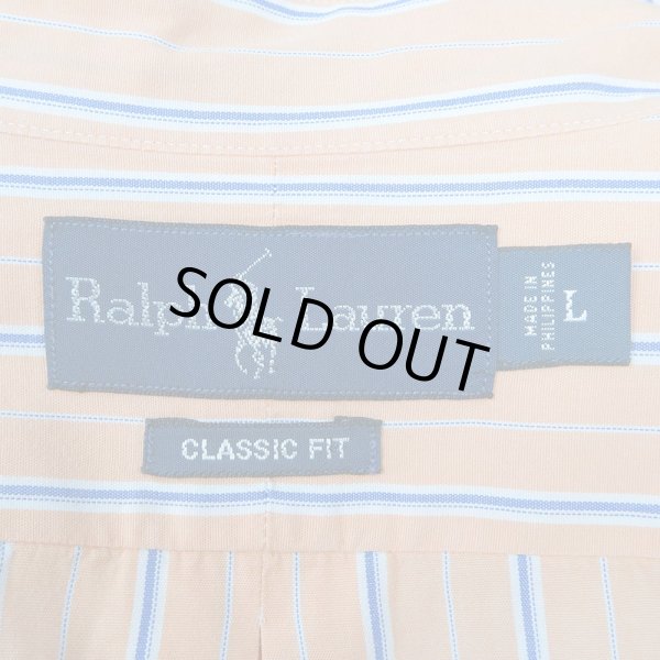 画像3: 90's Polo Ralph Lauren マルチストライプ柄 ボタンダウンシャツ "CLASSIC FIT" (3)