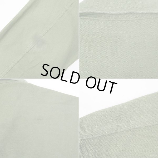 画像5: 50's US.ARMY コットンサテン ユーティリティシャツ “1st 前期型” (5)