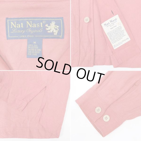 画像2: Early 00's Nat Nast L/S シルクシャツ (2)