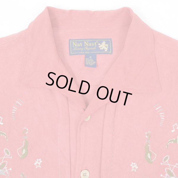 画像3: Early 00's Nat Nast L/S シルクシャツ (3)