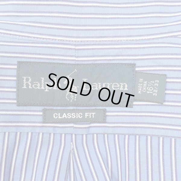 画像2: 00's Polo Ralph Lauren マルチストライプ柄 ボタンダウンシャツ "CLASSIC FIT" (2)