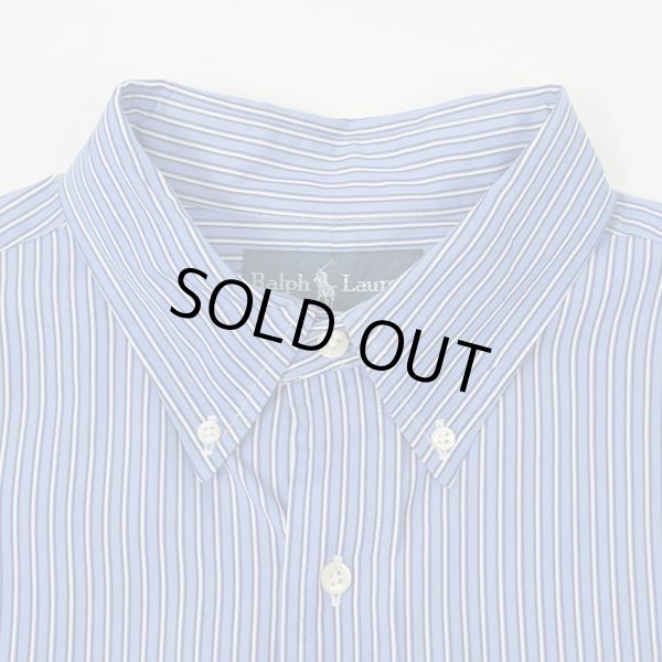 画像3: 00's Polo Ralph Lauren マルチストライプ柄 ボタンダウンシャツ "CLASSIC FIT" (3)