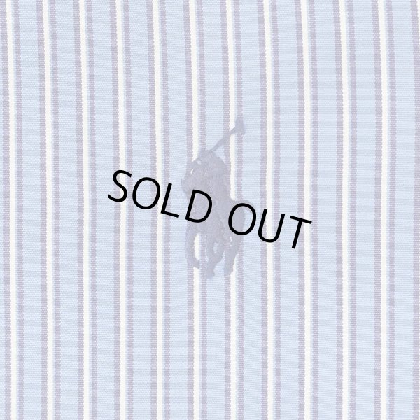 画像4: 00's Polo Ralph Lauren マルチストライプ柄 ボタンダウンシャツ "CLASSIC FIT" (4)