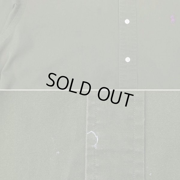 画像5: 90's Polo Ralph Lauren ボタンダウンシャツ "OLIVE / BLAKE" (5)