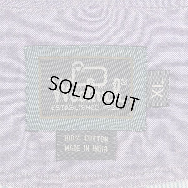 画像2: 90's Woolrich マルチストライプ柄 ボタンダウンシャツ (2)