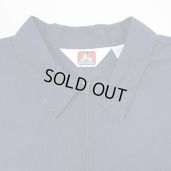 画像3: 80's BEN DAVIS S/S ハーフジップ ワークシャツ "MADE IN USA" (3)
