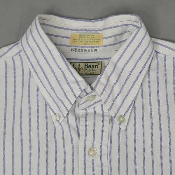 画像3: 80's L.L.Bean S/S ボタンダウンシャツ "MADE IN USA" (3)