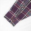 画像4: 90's ST JOHN'S BAY ヘビーネルシャツ "BURGUNDY Plaid" (4)