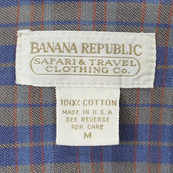 画像2: Early 90's Banana Republic レギュラーカラーシャツ "MADE IN USA" (2)
