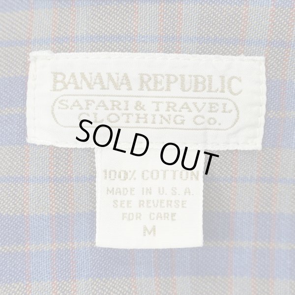 画像2: Early 90's Banana Republic レギュラーカラーシャツ "MADE IN USA" (2)