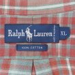 画像2: Early 90's Polo Ralph Lauren ボタンダウンシャツ “Gray×Red Plaid” (2)