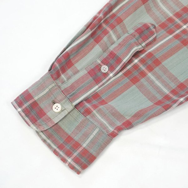 画像4: Early 90's Polo Ralph Lauren ボタンダウンシャツ “Gray×Red Plaid” (4)