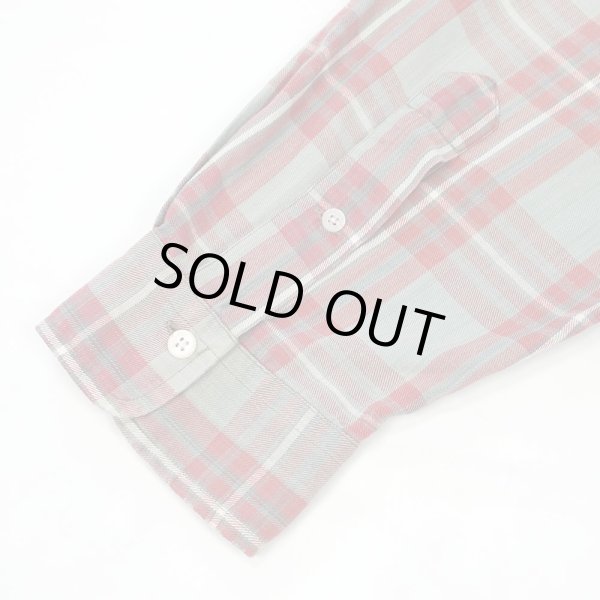 画像4: Early 90's Polo Ralph Lauren ボタンダウンシャツ “Gray×Red Plaid” (4)