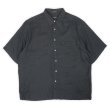 画像1: 00's DKNY S/S リネンシャツ “BLACK” (1)